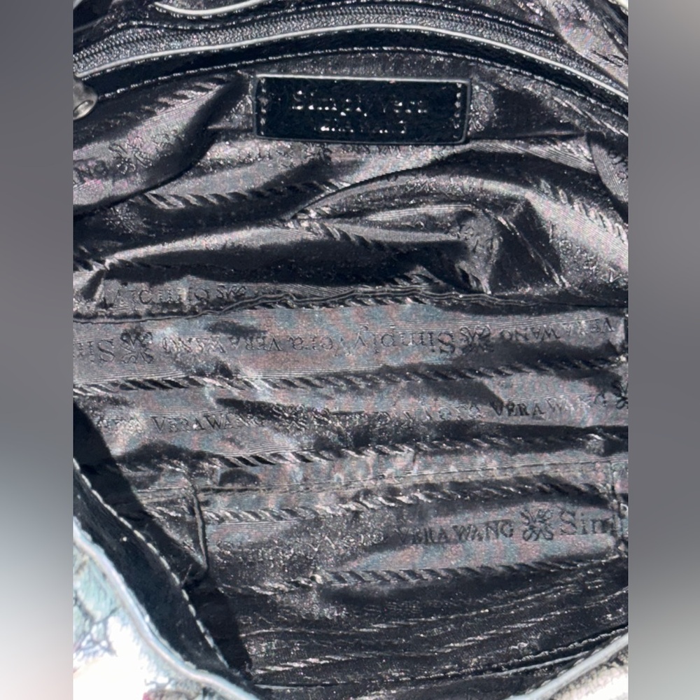 VERA BRADLEY Gray Croc-Embossed Shoulder Bag - Picture 10 of 11